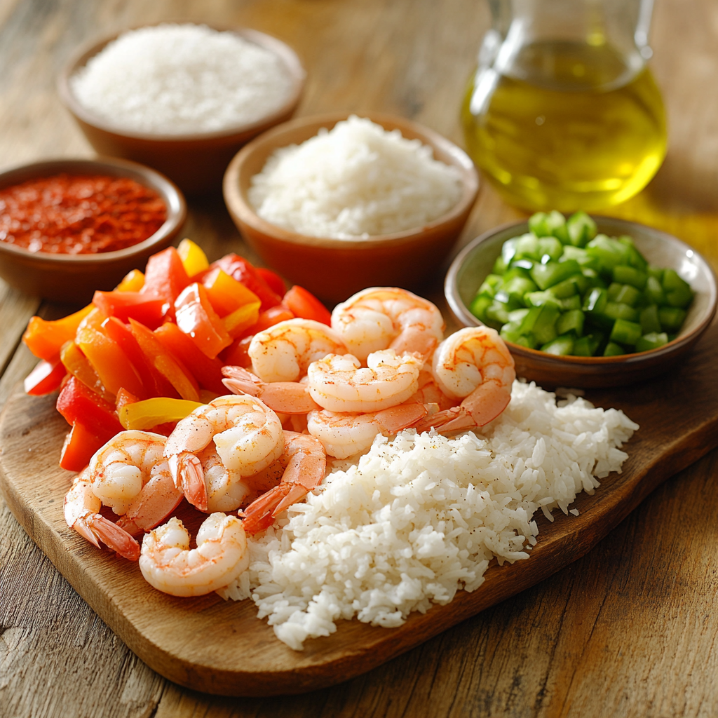 Shrimp Dirty Rice ingredients
