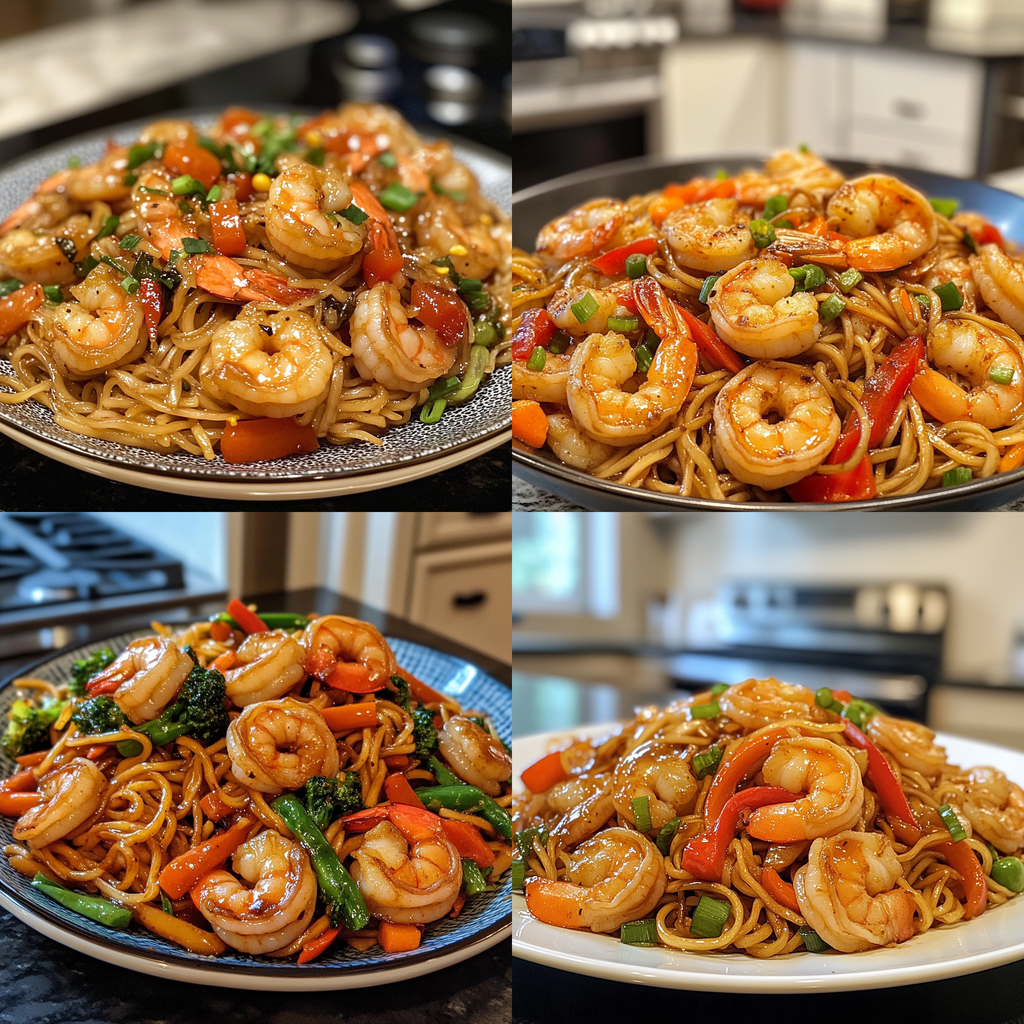 Shrimp Stir Fry with Noodles