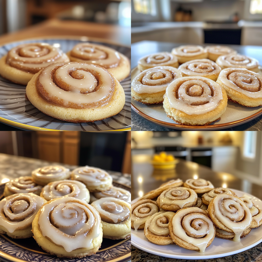Soft Cinnamon Roll Sugar Cookies
