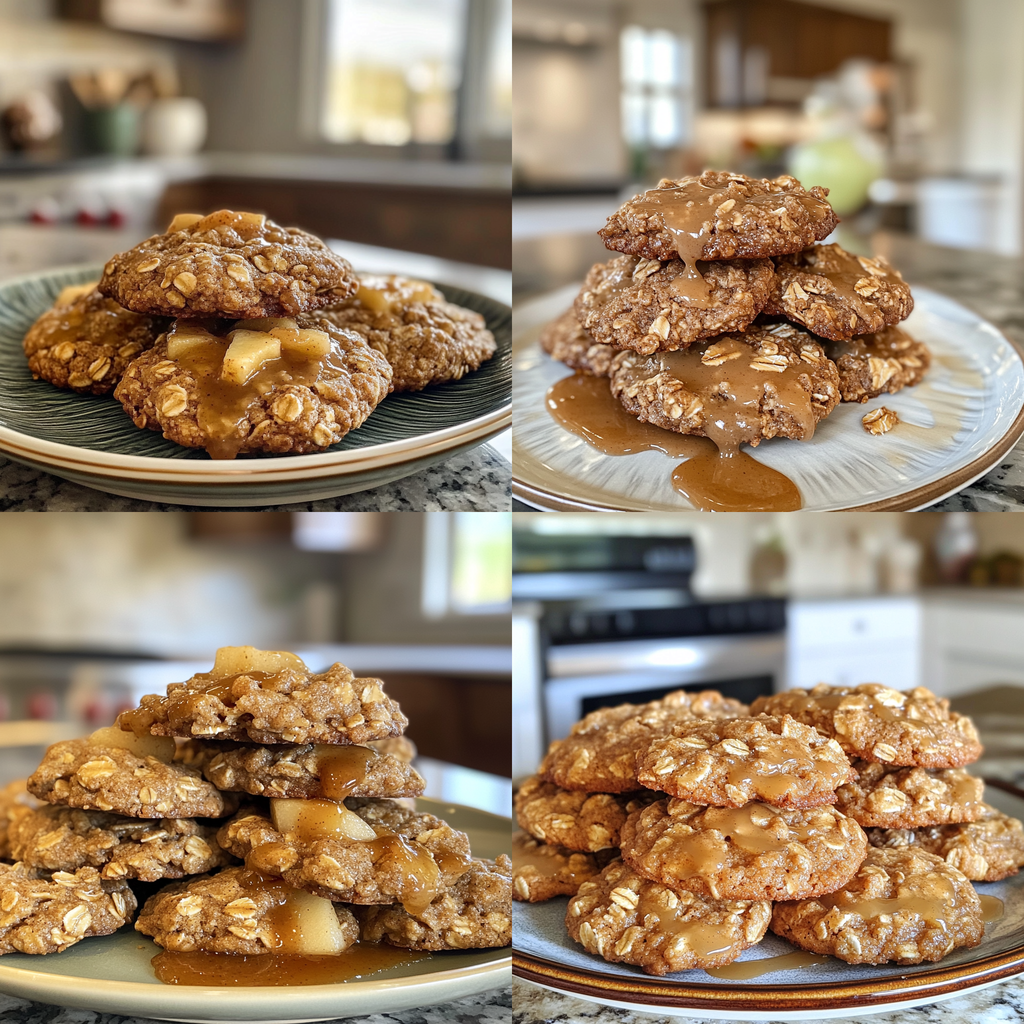 Apple Cinnamon Oatmeal Cookies