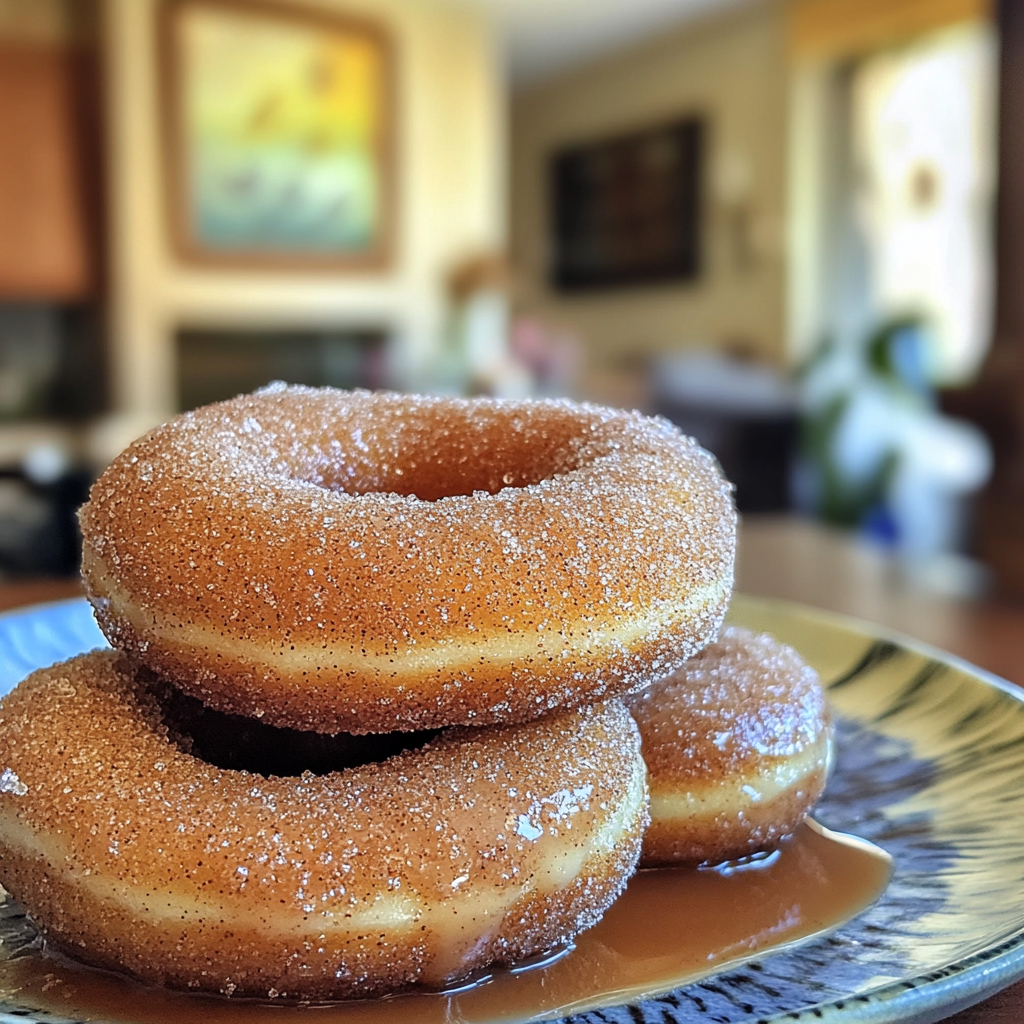 Baked Cinnamon Sugar Donuts