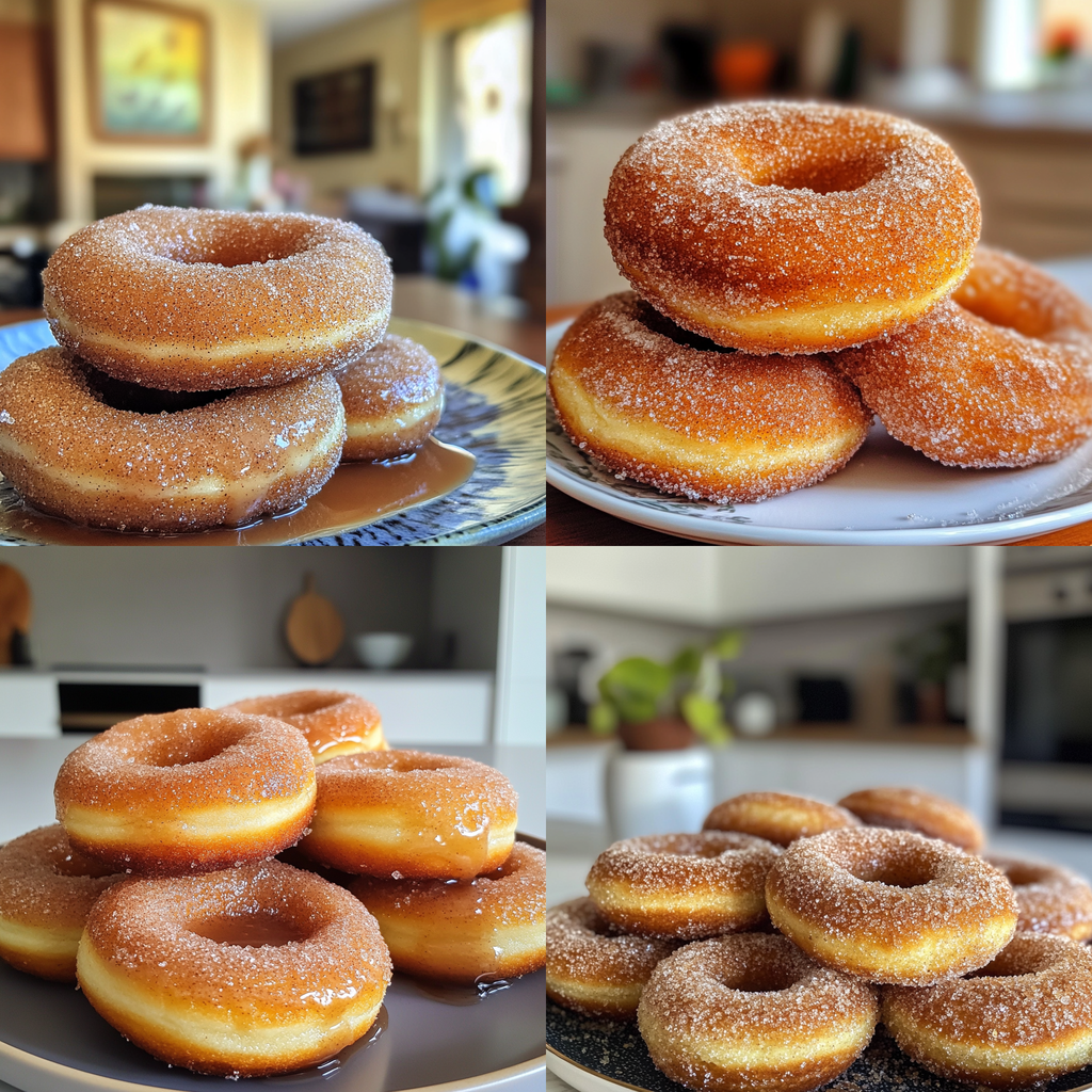 Baked Cinnamon Sugar Donuts
