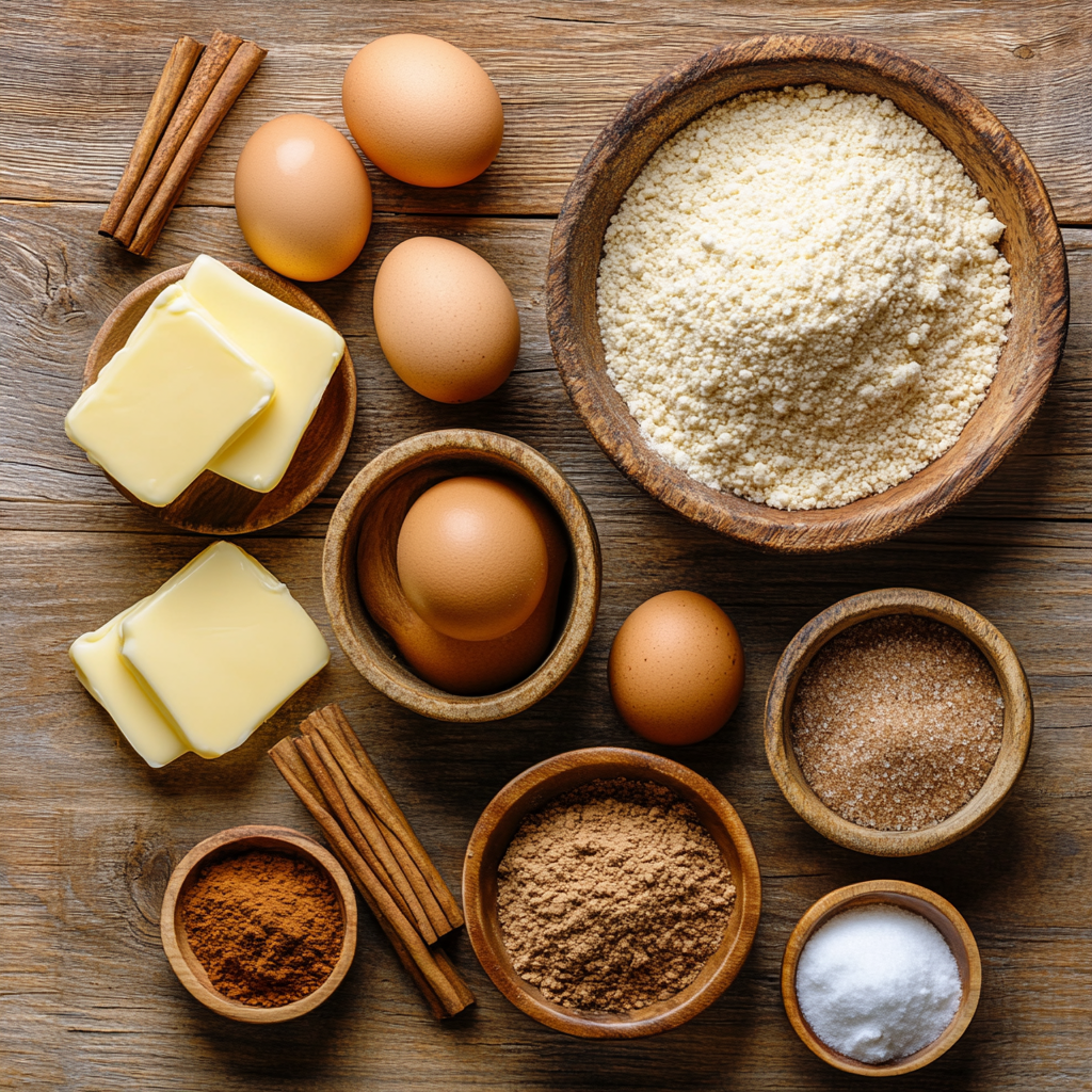 Brown Butter Snickerdoodle Cookies Recipe ingredients