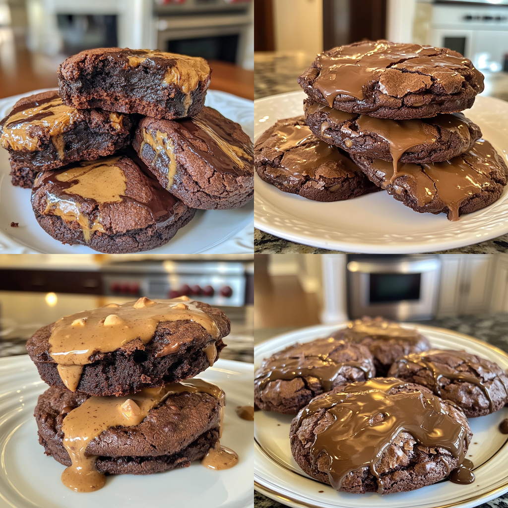 Buckeye Brownie Cookies