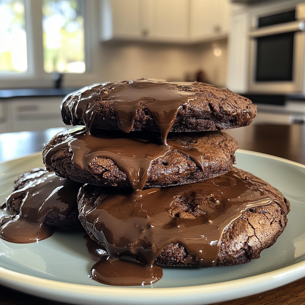 Chocolate Lava Brownie Cookies Recipe