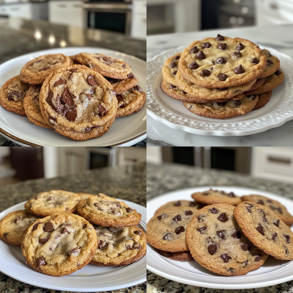 Crispy and Chewy Chocolate Chip Cookies Recipe
