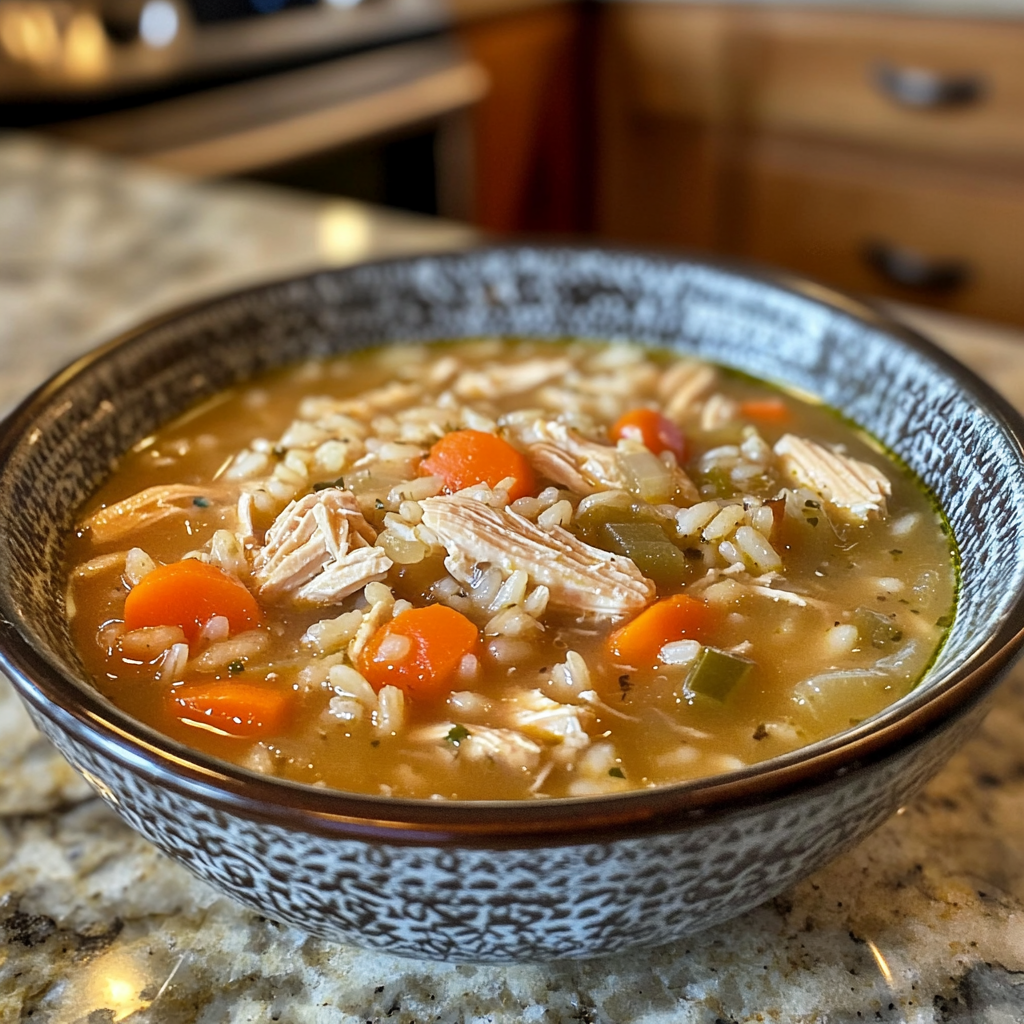 Crockpot Chicken and Rice Soup