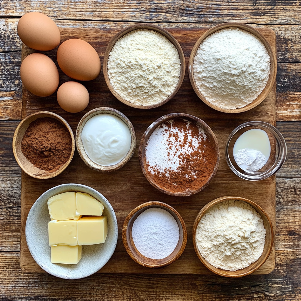 Giant Cinnamon Roll Cake ingredients