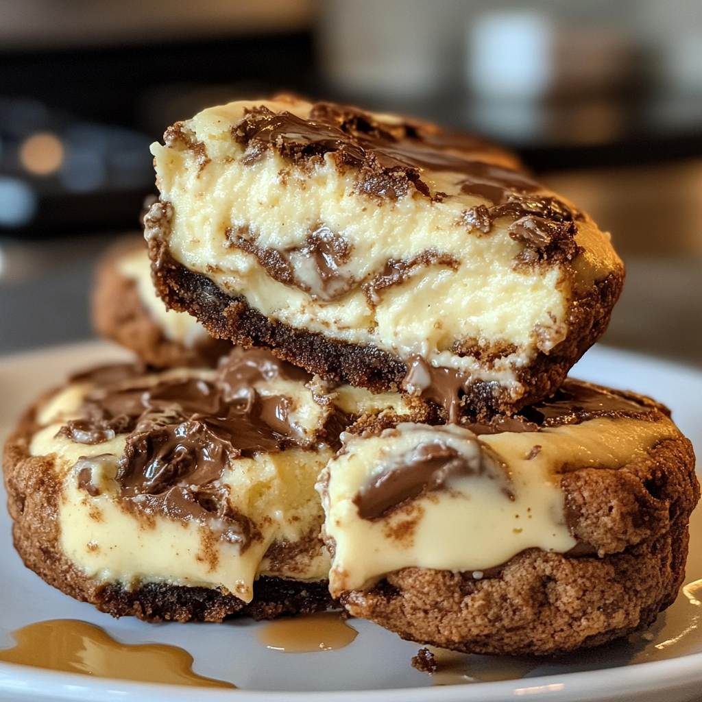 Gooey Reese’s Cheesecake Cookies Recipe