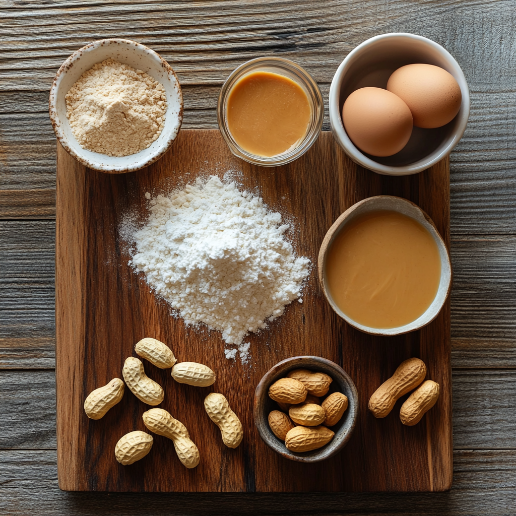 Gourmet Thick Peanut Butter Cookies ingredients