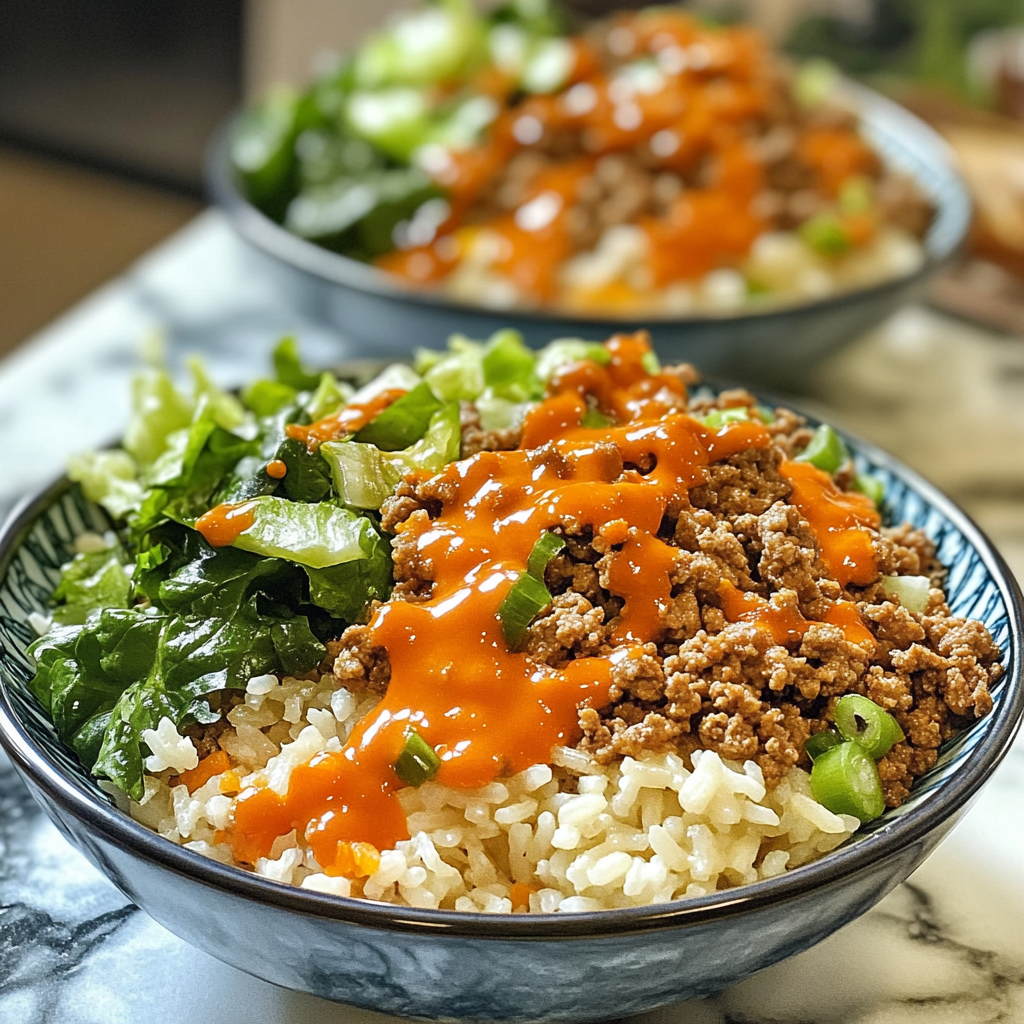 Ground Turkey Rice Bowls