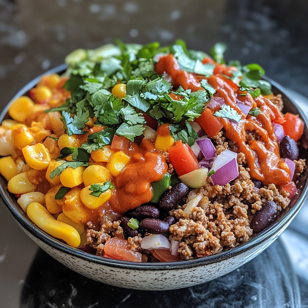 Ground Turkey and Veggie Taco Bowls – Meal Prep Winner