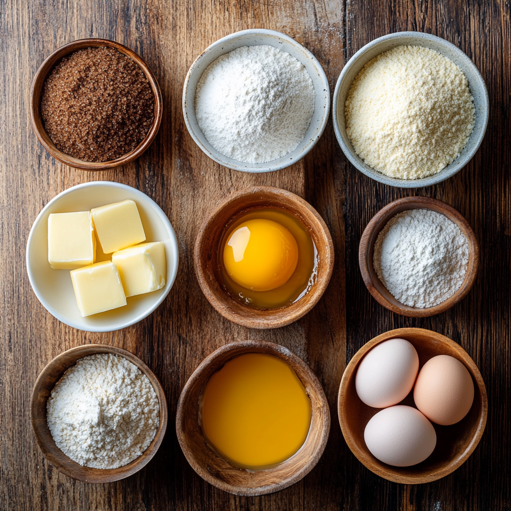 Homemade Butter Cookies ingredients