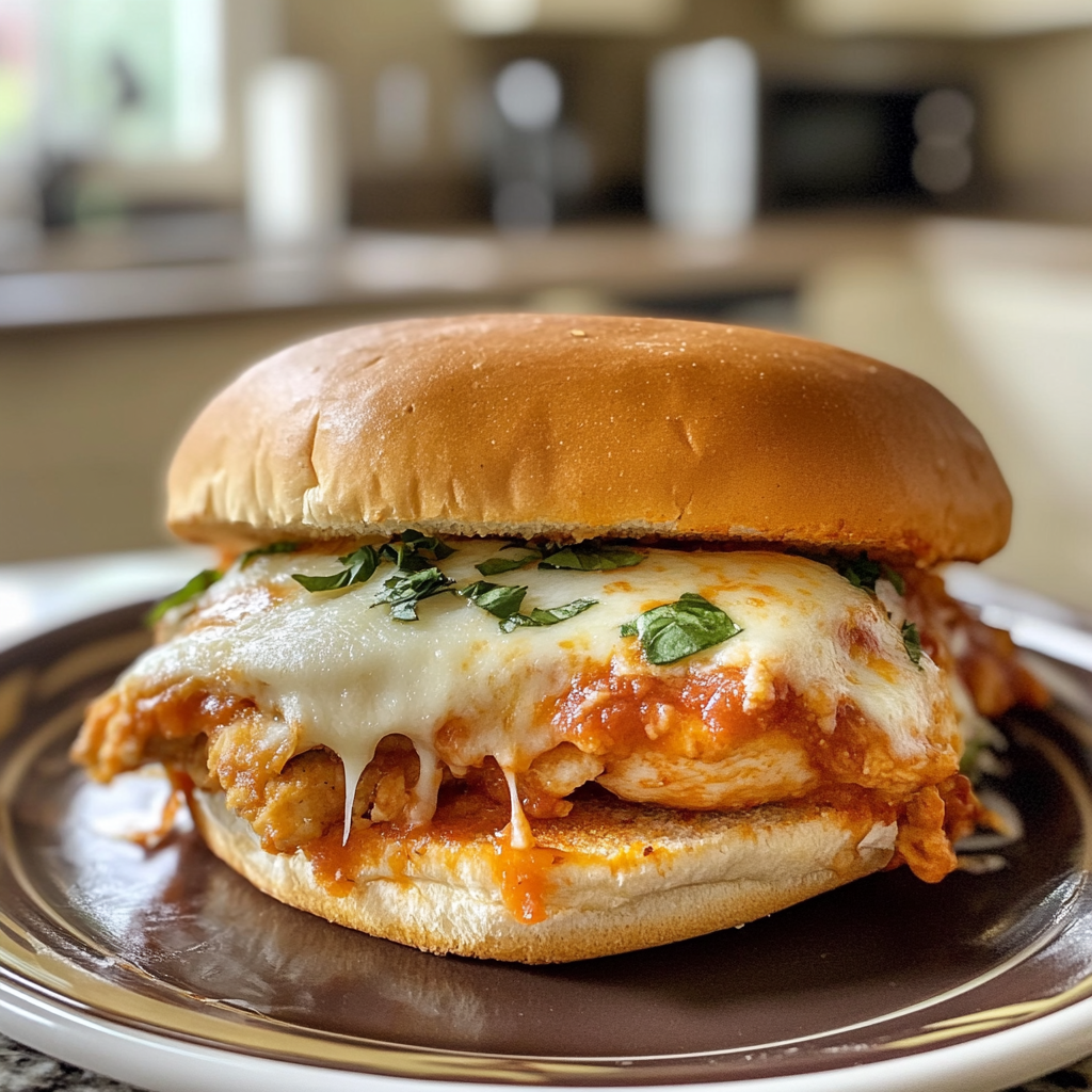 Irresistible Vodka Sauce Chicken Parmesan Sandwich Recipe