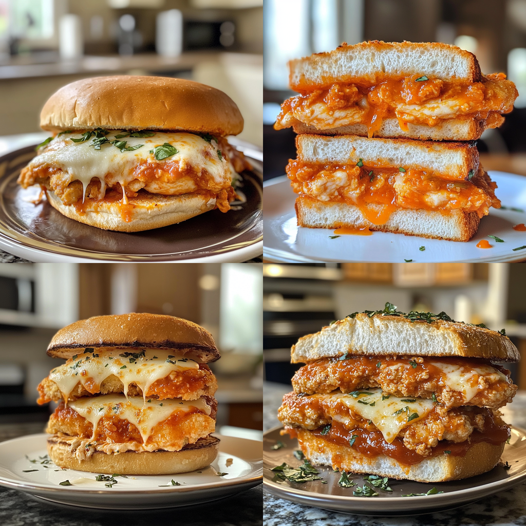 Irresistible Vodka Sauce Chicken Parmesan Sandwich Recipe