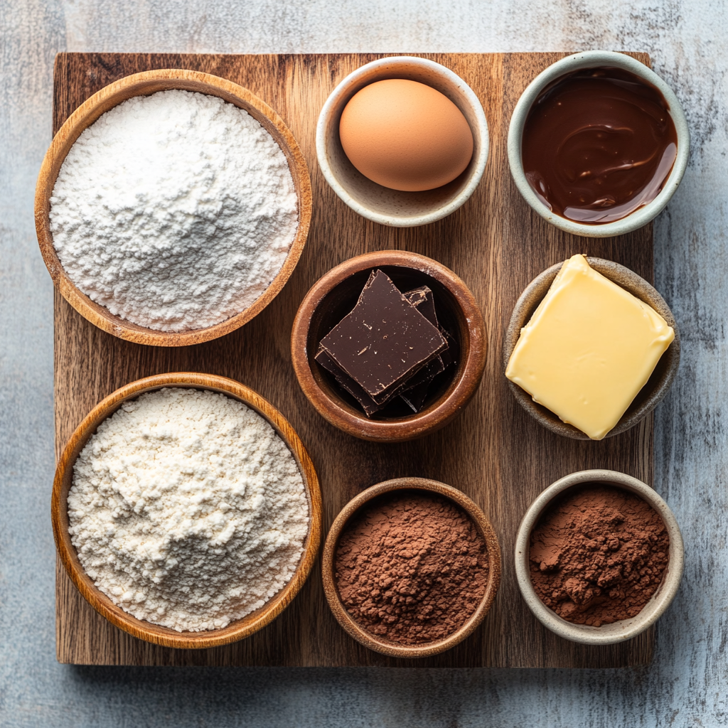 Peanut Butter Brownie Swirl Cookies ingredients