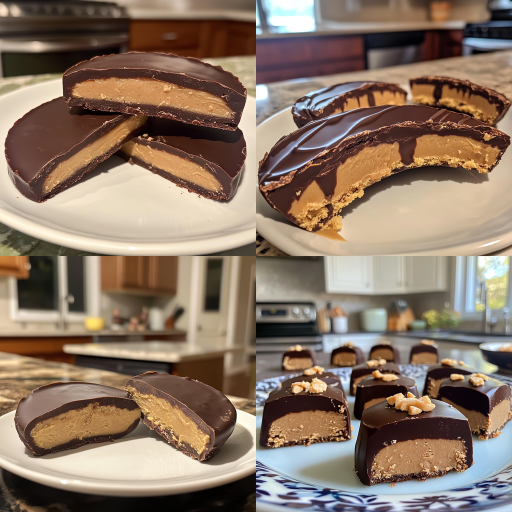Peanut Butter Chocolate Half Moons
