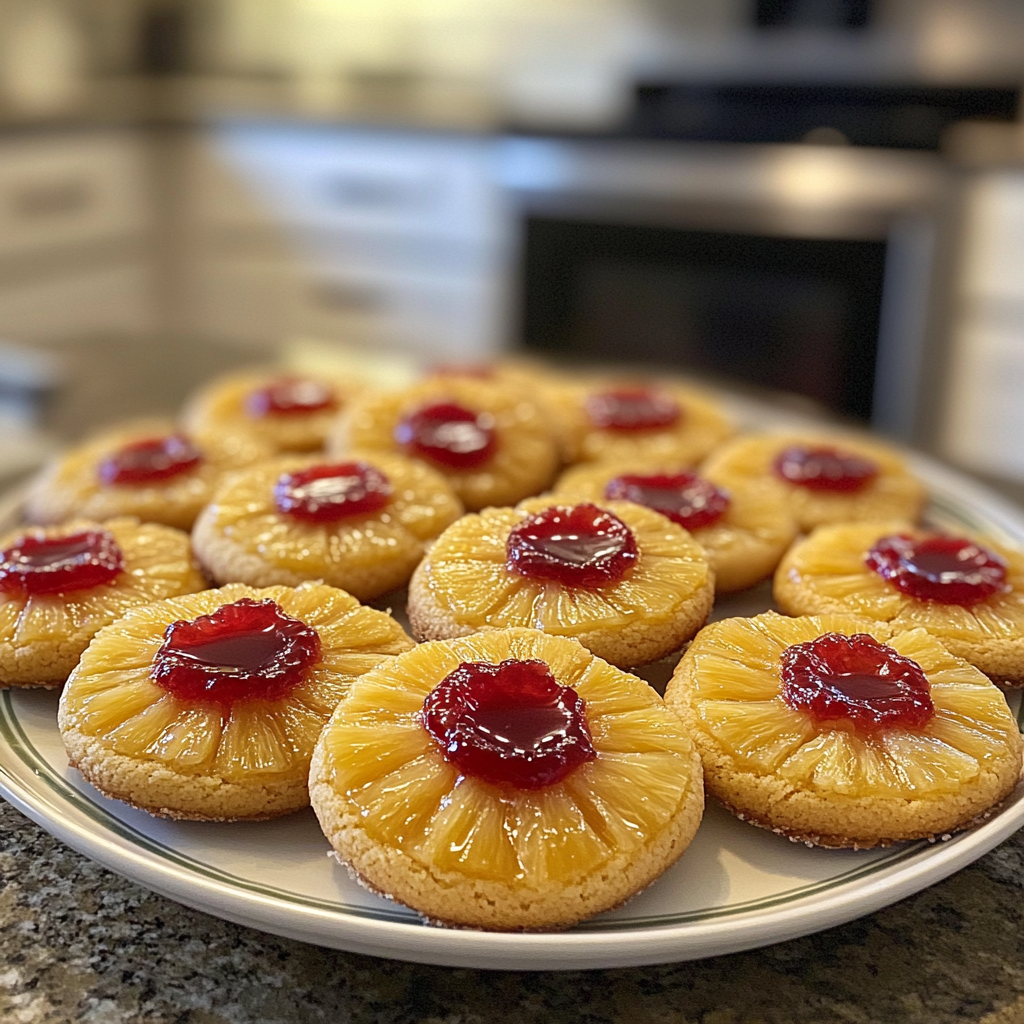 Pineapple Upside Down Sugar Cookies Recipe