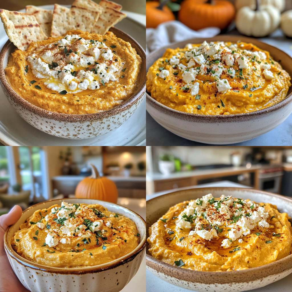 Pumpkin Whipped Feta Dip