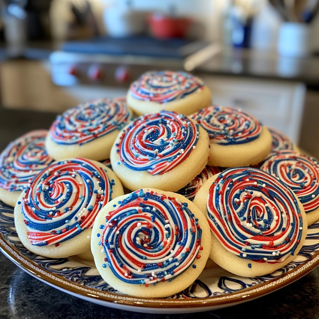 Red, White and Blue Pinwheel Icebox Cookies – A Patriotic Make