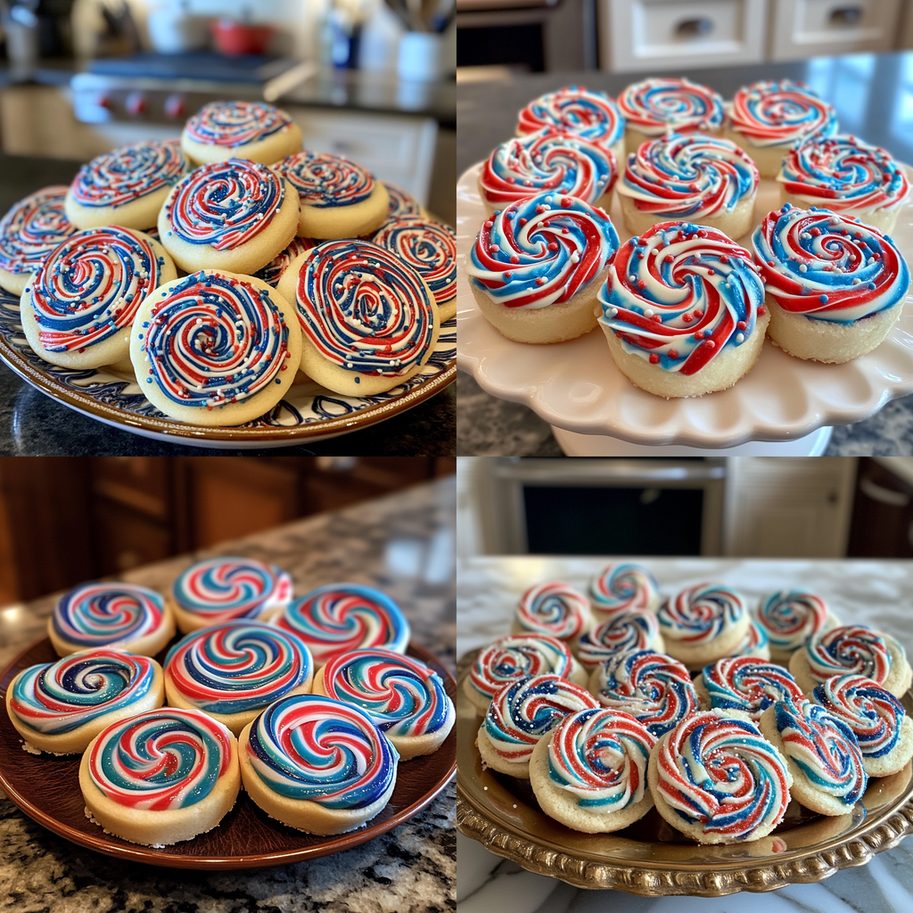 Red, White and Blue Pinwheel Icebox Cookies – A Patriotic Make