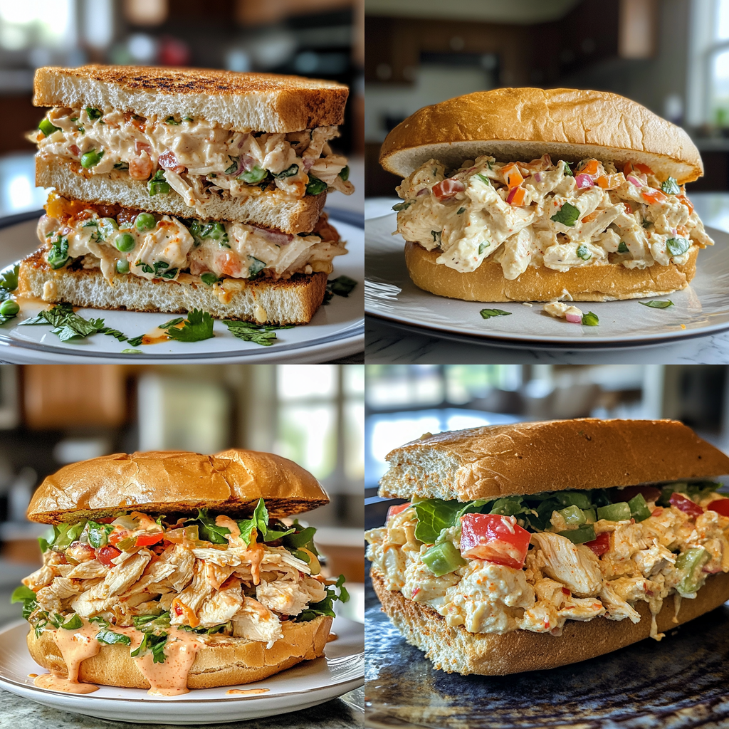 Savor the Flavor: Chicken Salad Sandwich with Chili Crisp
