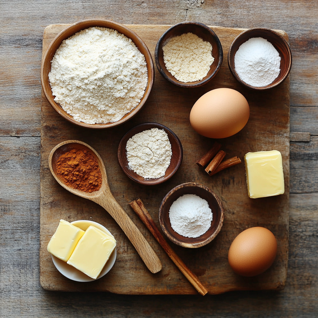 The Best Cinnamon Roll Cookies Recipe ingredients