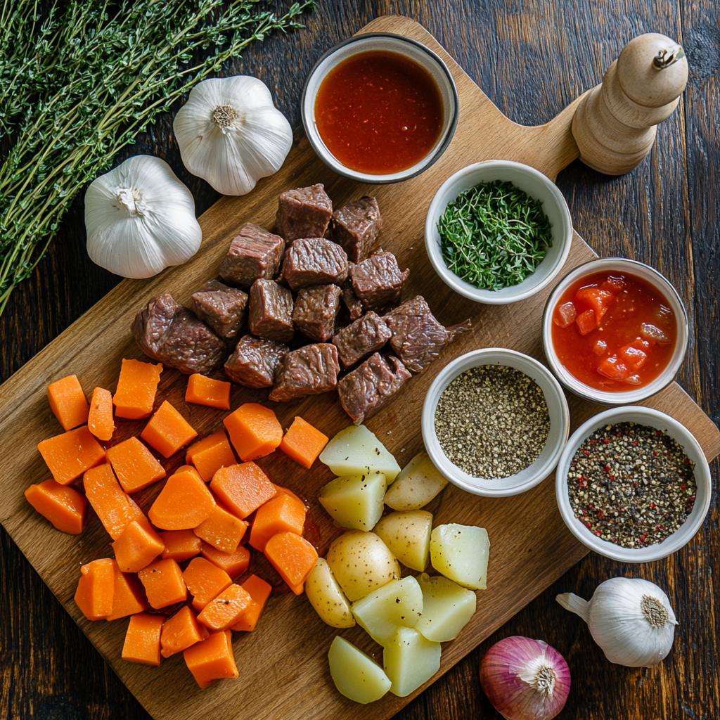 Vegetable Beef Soup ingredients