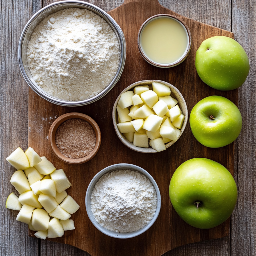 Apple Cinnamon Bread ingredients