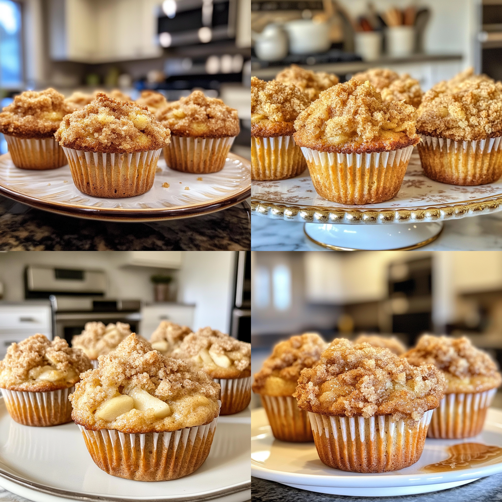 Apple Cinnamon Crumb Muffins