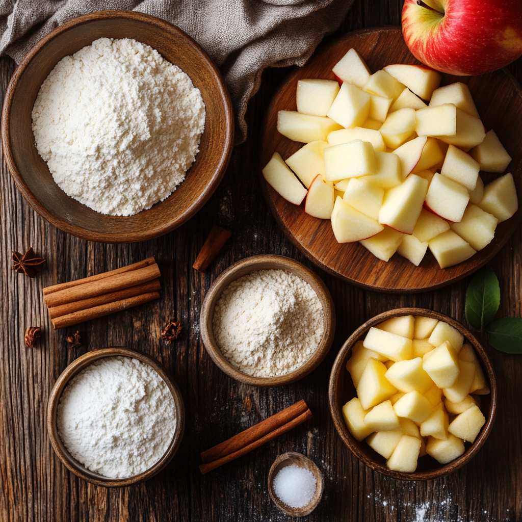 Apple Cinnamon Scones ingredients