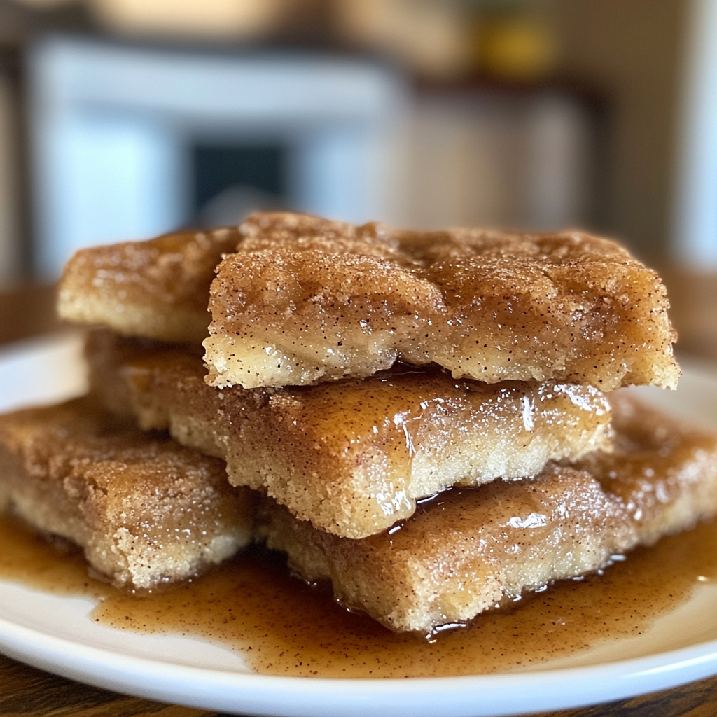 Apple Snickerdoodle Bars