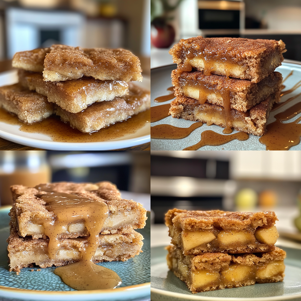 Apple Snickerdoodle Bars