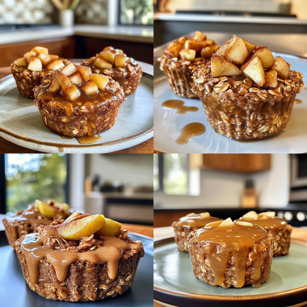 Baked Apple Cinnamon Oatmeal Cups