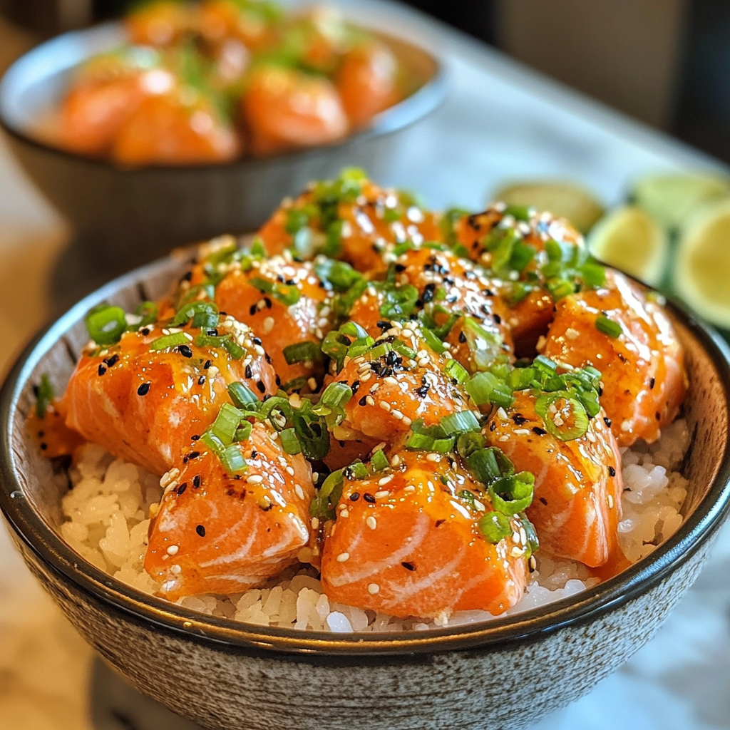 Bang Bang Salmon Bites Bowls