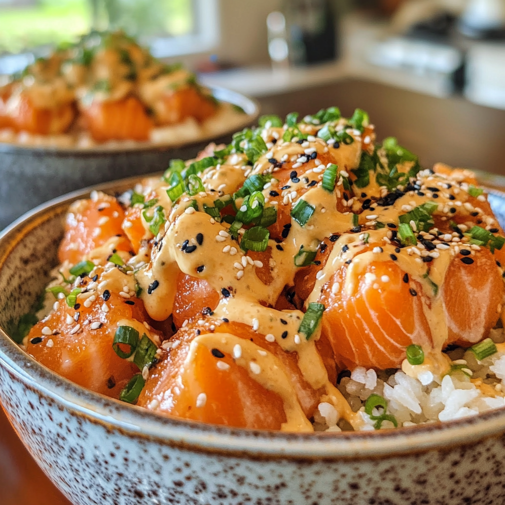 Bang Bang Salmon Bites Bowls