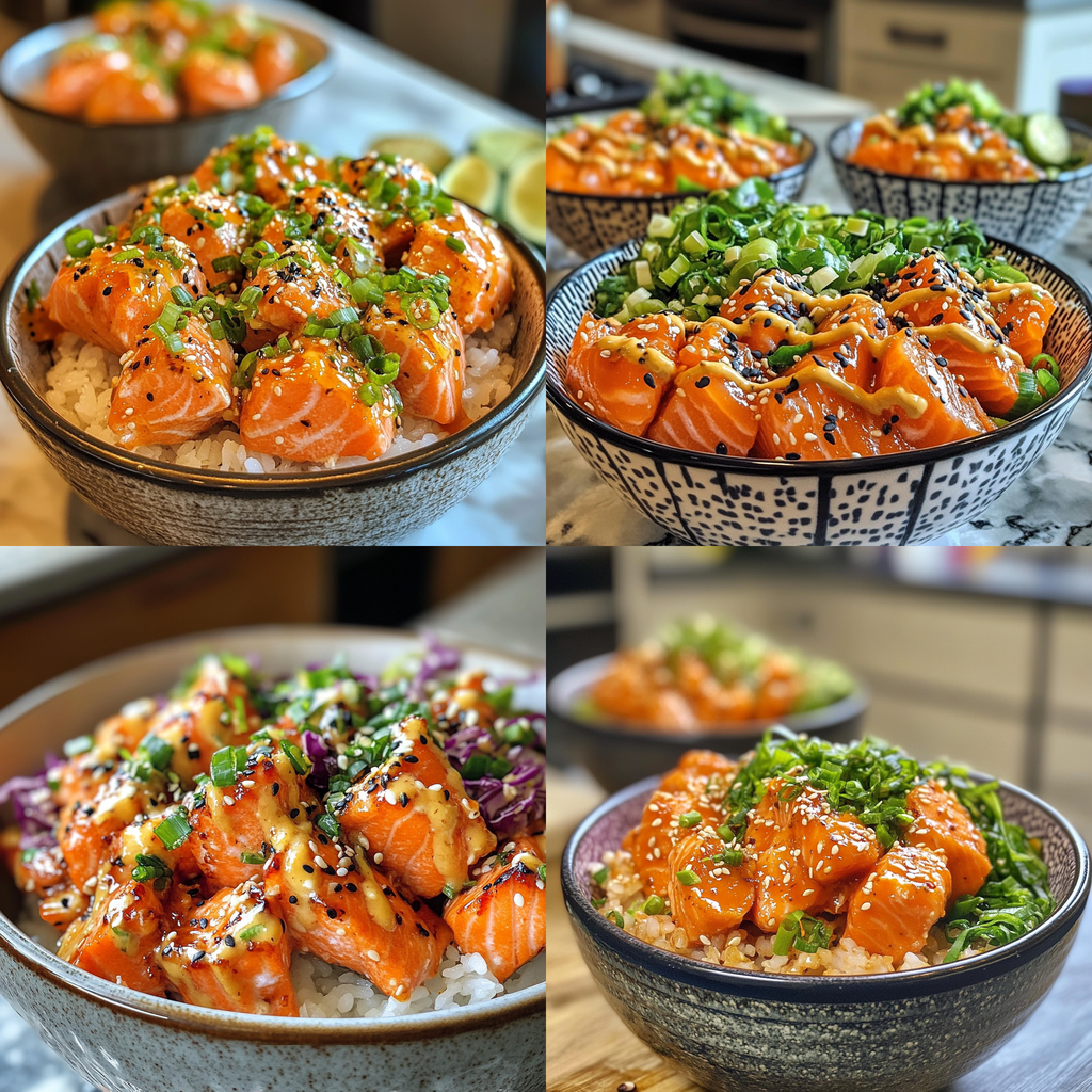 Bang Bang Salmon Bites Bowls