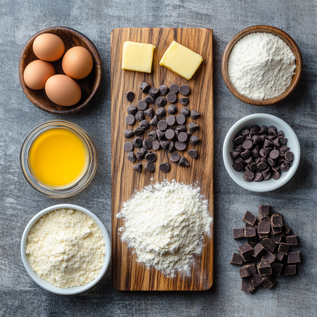 Chocolate Chip Cookies ingredients