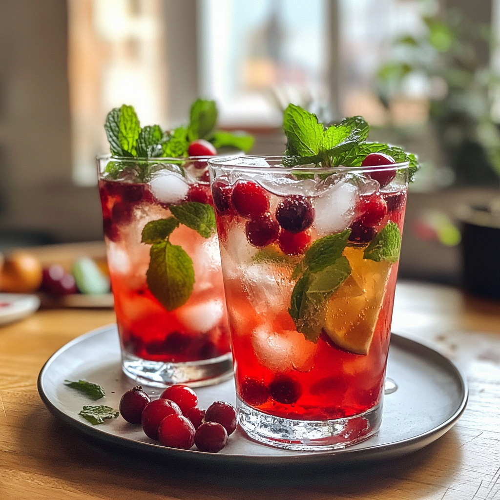 Christmas Cranberry Mojito Recipe for Festive Cheers