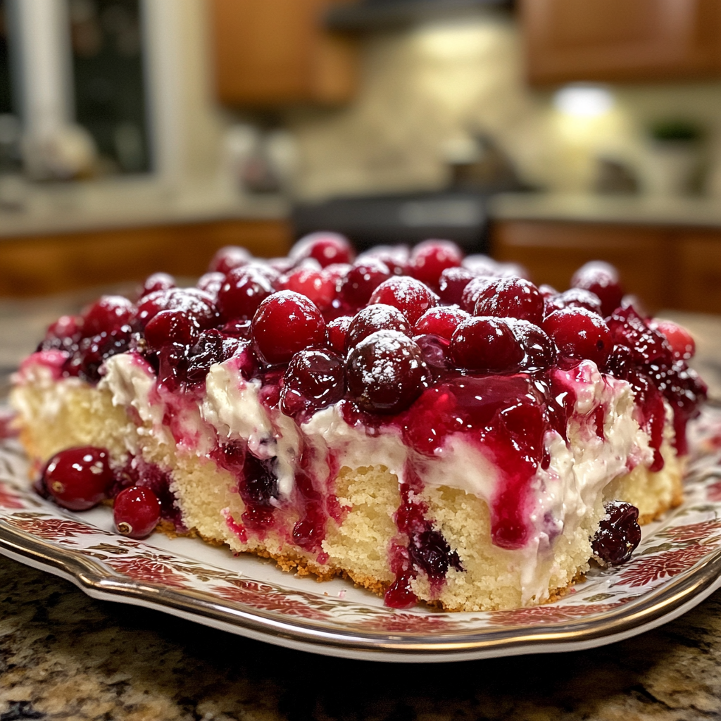 Christmas Cranberry Poke Cake Recipe & Tips