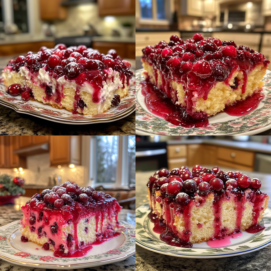 Christmas Cranberry Poke Cake Recipe & Tips