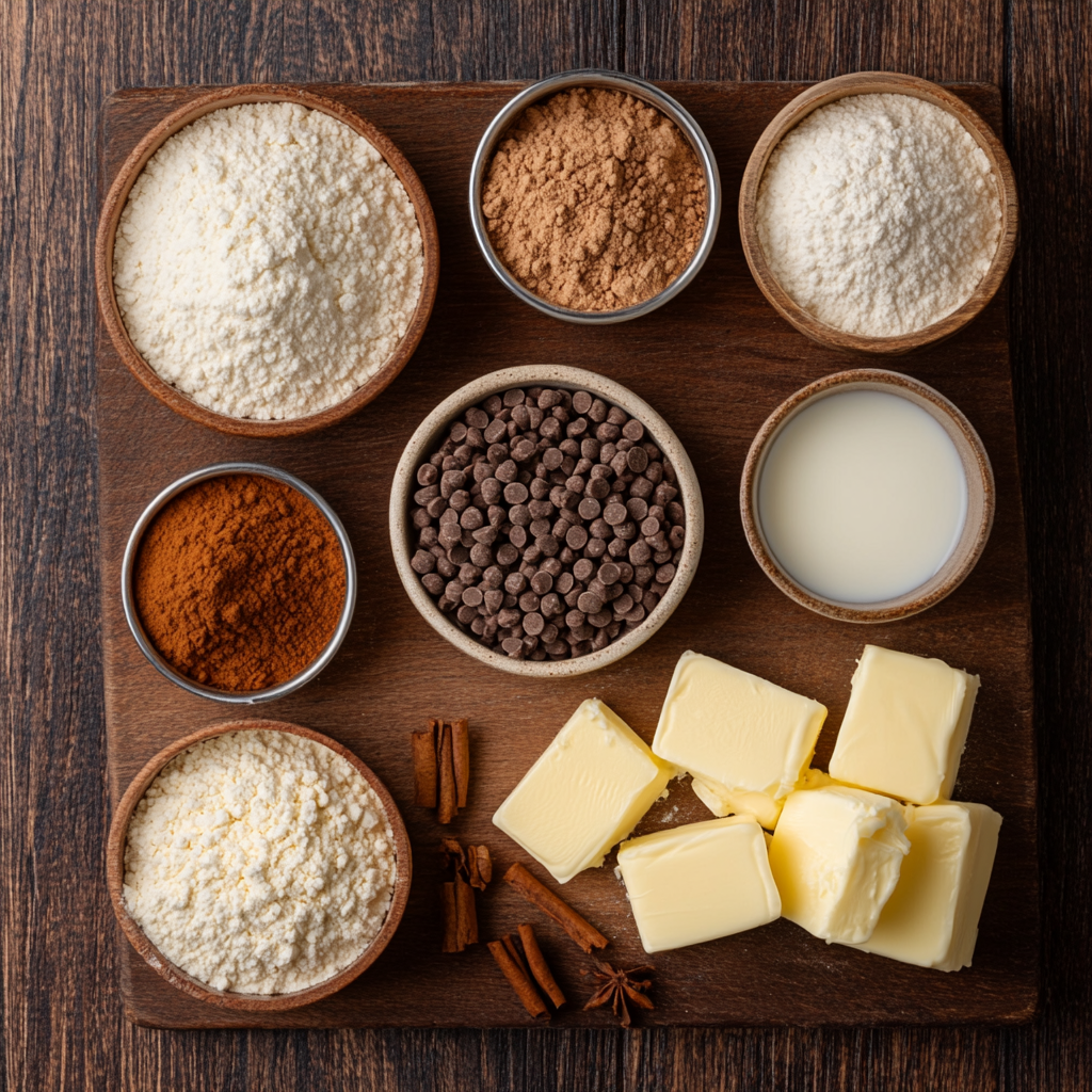 Cinnamon Chip Scones ingredients