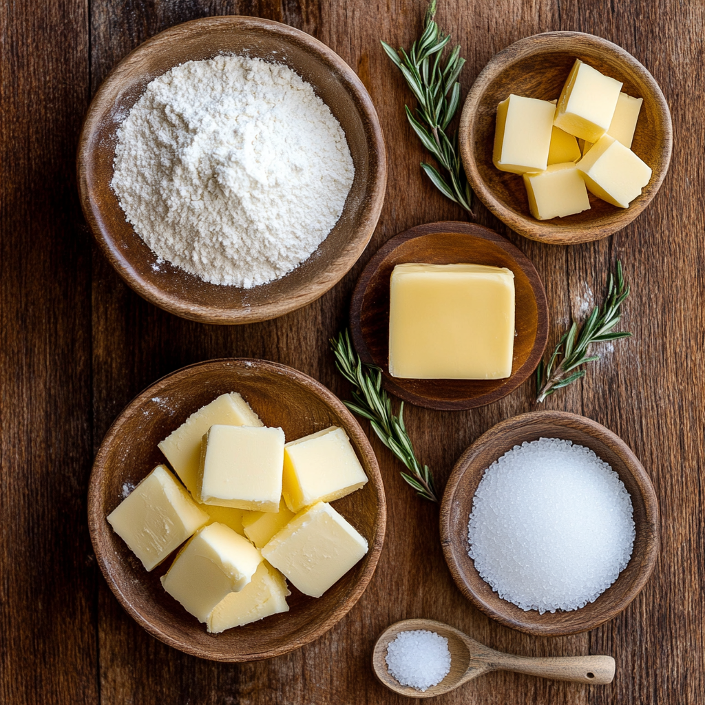 French Salted Butter Cookies ingredients