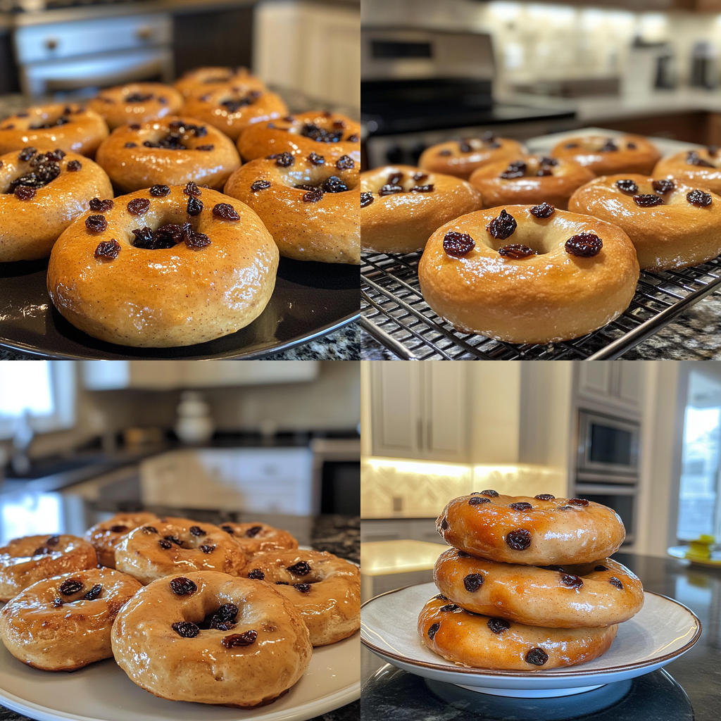 Homemade Cinnamon Raisin Bagels