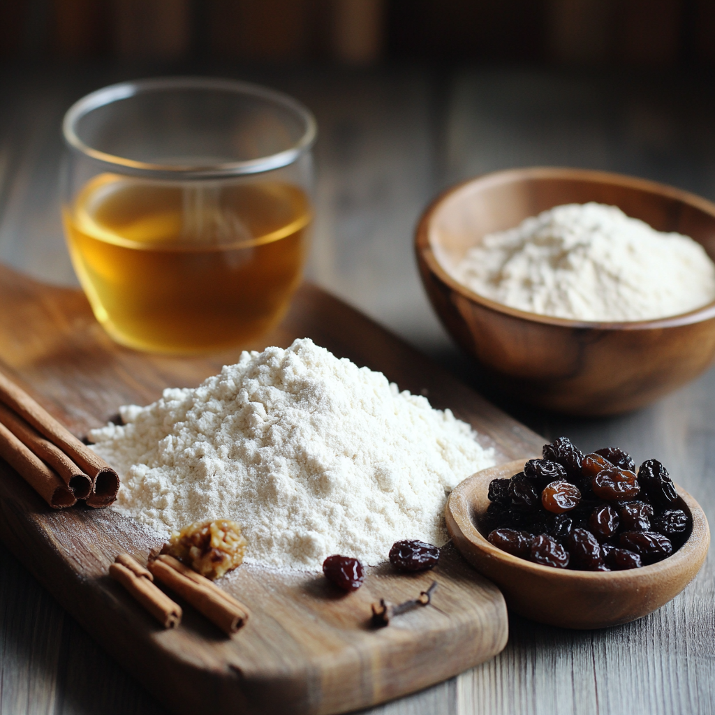 Homemade Cinnamon Raisin Bagels ingredients