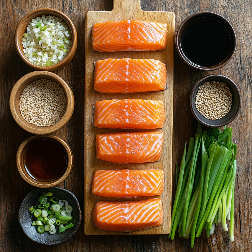 Honey Soy Glazed Salmon ingredients