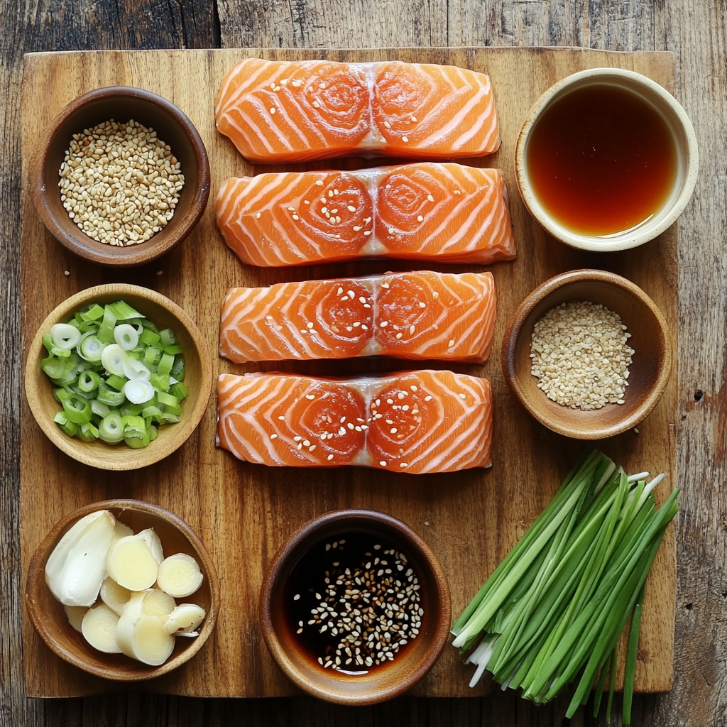 Honey Soy Glazed Salmon ingredients