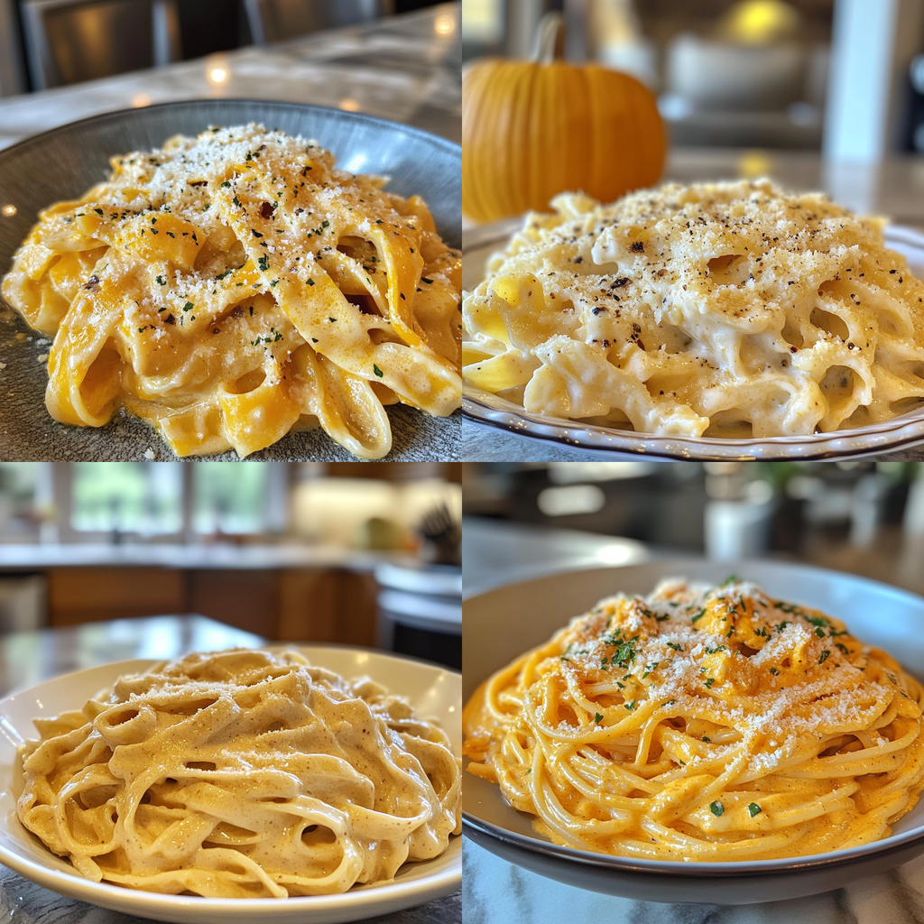 Pumpkin Alfredo Pasta