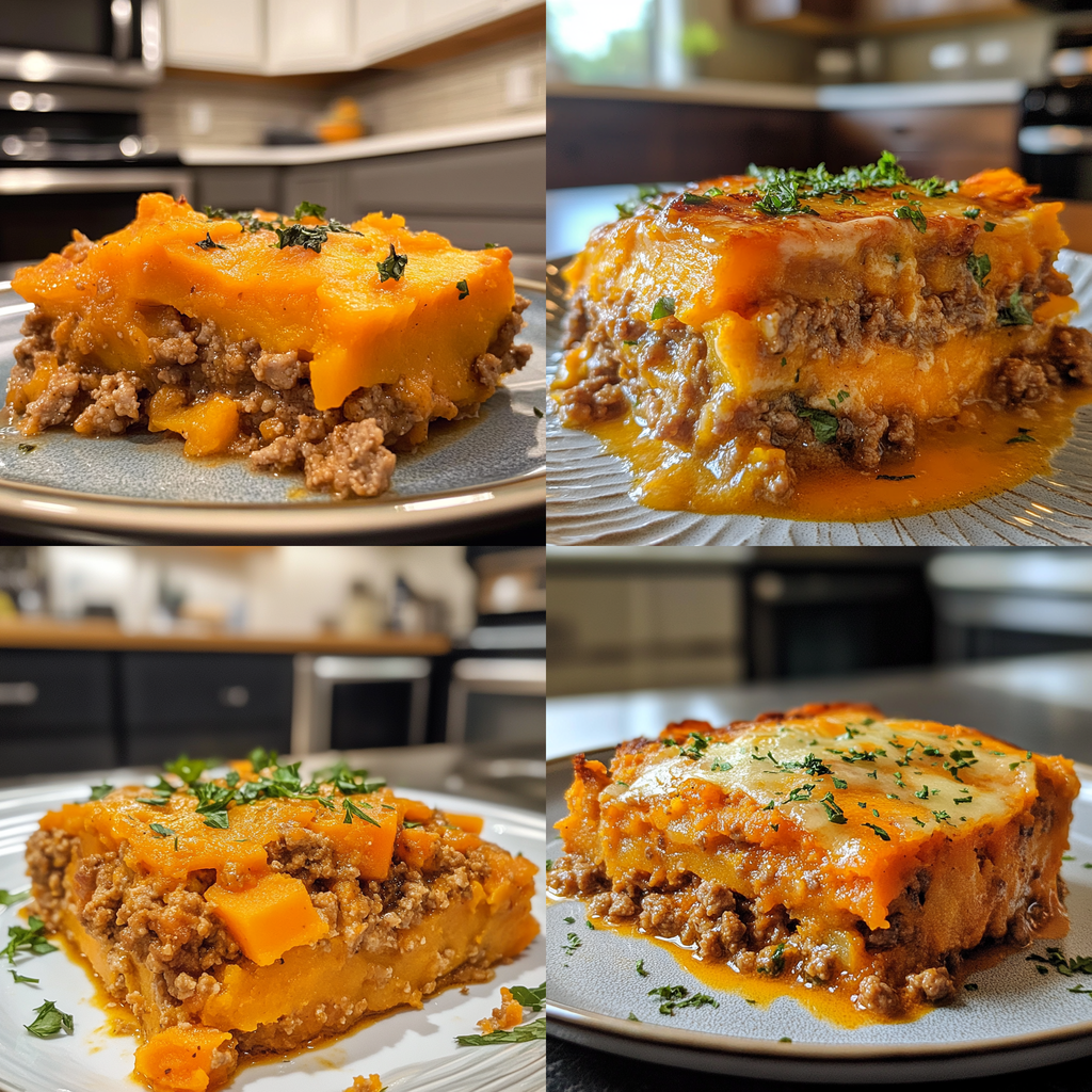 Sweet Potato and Ground Turkey Bake