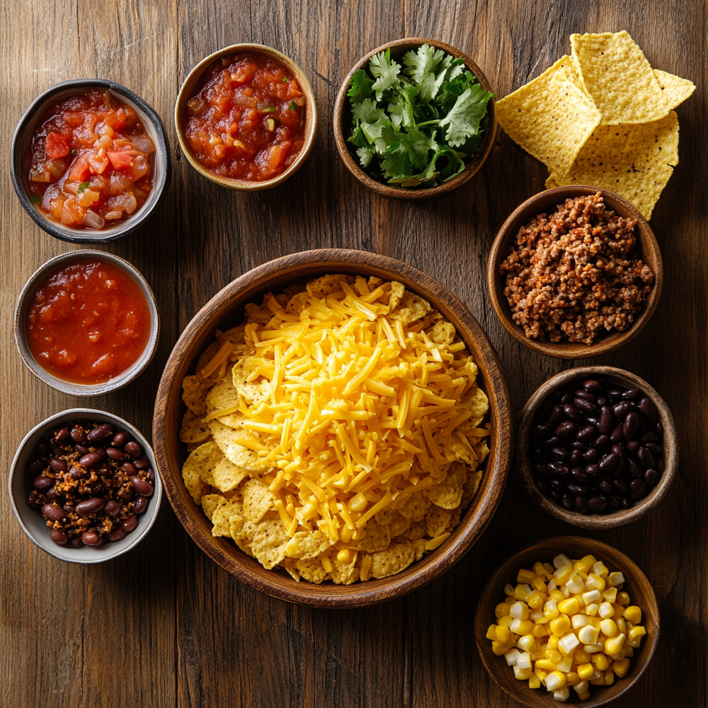 Taco Casserole ingredients